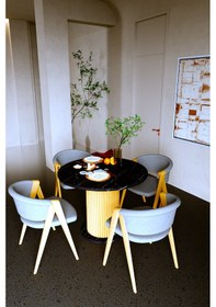 Resim Antoryum Yemek Mutfak Balkon Ofis Masası Dekoratif 