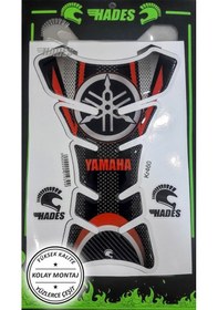 Resim Hades Motosiklet Aksesuarları Yamaha Tank Pad Kırmızı 