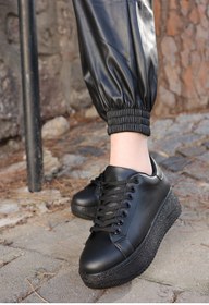 Resim tomıross Tomiross-Carol Kadın Poli Taban Bağcıklı Spor Sneaker Ayakkabı CRL-2810 