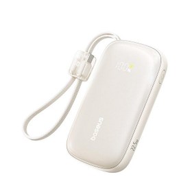 Resim Baseus EnerFill FC21 QPow3 Ultra Dijital Göstergeli Powerbank 10.000 mAh 22.5W Titanyum Ayrılabilir Kablolu 