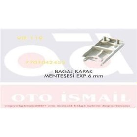 Resim VITESSE 119 Bagaj Menteşesi Express 6Mm 