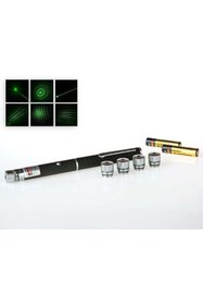 Resim Evvano Yeşil Lazer Pointer 8000 mW 5 Başlıklı 
