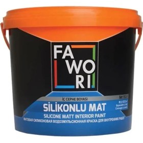 Resim Fawori Silikonlu Mat Su Bazlı Iç Cephe Boyası 3,5 kg Keten Beji 