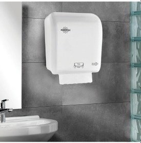 Resim Rulopak Autocut Kağıt Havlu Dispenseri 21 Cm Beyaz 