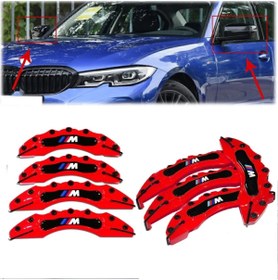 Resim X POWER TUNİNG BMW G30///M KIRMIZI 17-18-19-20 JANTA UYUMLU 4.LÜ KALİPER KAPAGI 