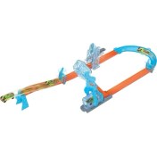 Resim Denisam Hot Wheels Track Builder Rüzgar Temalı Akrobasi Seti HNJ67 