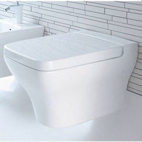 Resim Duravit - Puravida Asma Klozet Yavaş Kapanır Kapak Dahil - 22193900a1- Diğer 