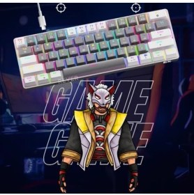 Resim Storemax T60 Mekanik Oyuncu Klavyesi Red Switch Rgb LED Işıklı Kablolu Gaming Klavye 