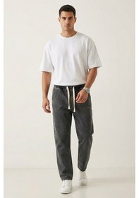 Resim Bigdart Erkek Rahat Kesim Baggy Jean Pantolon 30073 - Antrasit 