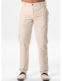 Resim Eliş Şile Bezi Gabardin Erkek Pantolon Krem Krm - 40 Krem 