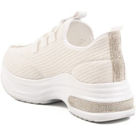 Resim Aspor Beyaz Kadın Sneaker Çok Renkli 