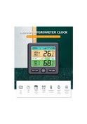 Resim Yaozixa Ts-6211-b Siyah İç Mekan Sicaklık Nem Ölçer, Lcd Renkli Ekran, Saat/tarih/hafta/alarm, Limit Uyarısı, Pil Yok Usb Şarj Kablosu Dahil 