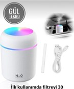Resim GÜLTECH 300ml Hava Nemlendirici humidifier Ultrasonik Koku Bombası 