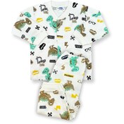 Resim Baby Sevimli Dino Bebek Pijama Takımı 0-3 Ay 8682476857382 