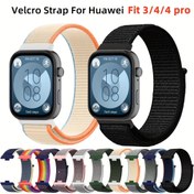 Resim For Huawei Fit 3/Fit 4/Fit4 Pro için uygun Naylon Hareket Bilekliği, Rahat ve Nefes Alabilen Naylon Bant, Çoklu Renk Seçenekleri, Güvenli ve Dayanıklı Tasarım, Moda Spor Bilekliği 