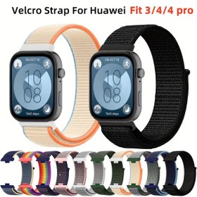 Resim For Huawei Fit 3/Fit 4/Fit4 Pro için uygun Naylon Hareket Bilekliği, Rahat ve Nefes Alabilen Naylon Bant, Çoklu Renk Seçenekleri, Güvenli ve Dayanıklı Tasarım, Moda Spor Bilekliği 