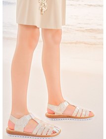 Resim Kiko Kids Kız Çocuk Sandalet Arz 2348 Sedef 