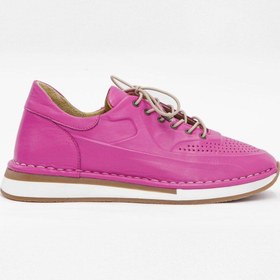 Resim NILUFARR Patrice Pembe Hakiki Deri Kadın Sneaker 