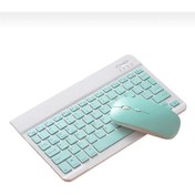 Resim Genel Markalar Kablosuz Bluetooth Klavye Mouse Set 