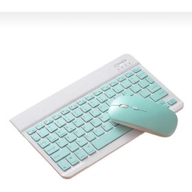 Resim Genel Markalar Kablosuz Bluetooth Klavye Mouse Set 