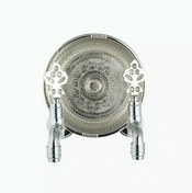 Resim FKN İkili Hamam Taslı Lüx Perlatörlü Krom Osmanlı Musluk Krom 