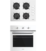 Resim Kumtel B66-SF2 (MT) - KO-40 TAHDF Beyaz Ankastre Set 