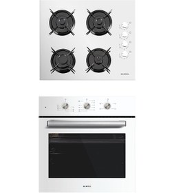 Resim Kumtel B66-SF2 (MT) - KO-40 TAHDF Beyaz Ankastre Set 