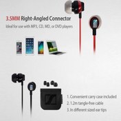 Resim Sennheiser Cx 3.00 Kulak İçi Kulaklıklar Stereo Ses Bas 3.5mm Kanal Kulaklık Hat Kontrol Kulaklıkları Spor Kablolu Kulaklık Android Tablet İçin 