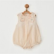 Resim Andy Wawa Ac22655 Bebek Tulum Romper Pompom Vanilla Cream 