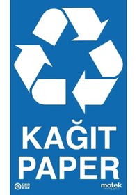 Resim Motek Geri Dönüşüm Cam Kağıt Atık Çöp Kovası 80Lt-Ck415 