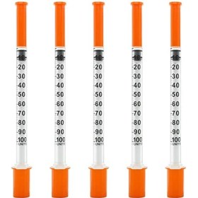 Resim Explosion1 Iğne ile Insnlin Şırıngası 30G 1ml/cc 1/2 Inç (13MM) Ayrı Ayrı Mühürlenmiş 100 Paket (Yurt Dışından) 