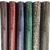 Resim Arabalar ve Motosikletler için Renk Değiştiren Koruyucu Film, Dayanıklı PVC Malzeme, Pürüzsüz Dokulu, Dış Mekan Stilinde İdeal, Motosiklet Süslemesi | Canlı Karbon Fiber | Dayanıklı PVC Malzeme, Araba Sarma 