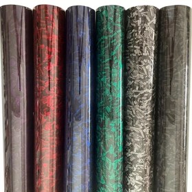 Resim Arabalar ve Motosikletler için Renk Değiştiren Koruyucu Film, Dayanıklı PVC Malzeme, Pürüzsüz Dokulu, Dış Mekan Stilinde İdeal, Motosiklet Süslemesi | Canlı Karbon Fiber | Dayanıklı PVC Malzeme, Araba Sarma 