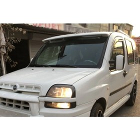 Resim Fiat Doblo 1 Ön Cam Siperlik - Şapka 2001 -2004 Fiberglass Boyasız 