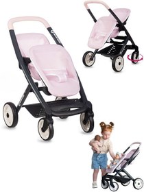 Resim Smoby Maxi-Cosi&Quinny Oyuncak İkiz Bebek Arabası - Pembe 253221 