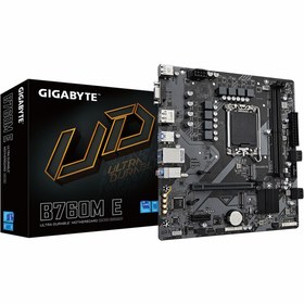 Resim Gigabyte B760M E DDR5 (7200MHz)OC M.2 VGA/HDMI/DP PCIe 4.0 1700P mATX Anakart 