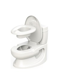 Resim Dolu Beyaz Eğitici Bebek Tuvalet Lazımlık Beyaz 