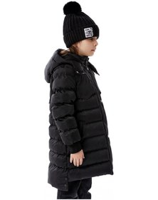 Resim Benitto Kids Kız Çocuk Kapüşonlu Kışlık Şişme Mont 51356 Siyah 