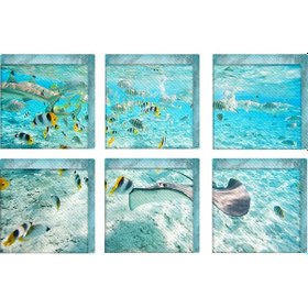 Resim Wezone 6 Adet Kaydırmaz Banyo Çıkartması - 3d Pvc Duvar Dekoru Ve Aile Keyfi İçin 