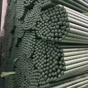 Resim DIY 180cm/70.8inç Yeşil Bahçe Bitkisi Destek ve Bağlantı Seti, Tomatlara, Patlıcanlara ve Üz Vincelerine Dayanıklı Plastik Kaplı Metal Çubuklar - 22 Çubuk ve 11 Bağlantı Elemanı İçerir 