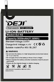 Resim Deji Lenovo K6 ile Uyumlu Batarya Mucize Batarya Deji 
