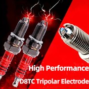 Resim 3 Polik Kireçli Çakmak D8TC, Düşük Isı Tüketimi, Hızlı Ateşleme, Tam Yakma, Güç Artırma, Yakıt Tüketimini Azaltma, CG 125cc 150cc 200cc 250cc CF250 4-Stroke Benzin Motoru Motosiklet Scooter ATV için 