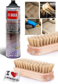 Resim PROXCLEAN Araba Temizleme Spreyi Çok Amaçlı Köpük Sprey+ Deri Detay Temizlik Fırçası Kayın Ahşap Büyük Boy 