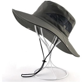 Resim Qianyi Erkek Ve Kadın Geniş Kenarlı Anti-uv Plaj Şapkası - Yaz Kamp Yürüyüş İçin Green 