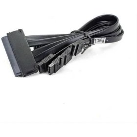Resim Platoon 32 Pin Sas To 4 Sata 7 Pin Mini Sas 4i SFF-8484 50 cm 