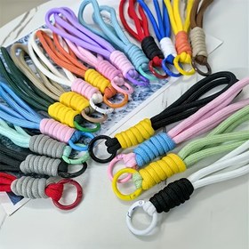 Resim 10 Renkli Açık Nylon Su Şişesi Termos Bardak Lanyard, Evrensel Kısa Örgülü Küçük El Kayışları, Cep Telefonu Kolyeleri, Bardak Kayışları, Kulaklık Kutusu Kolyeleri, Çanta Anahtarlık Kolyeleri (Karışık Stiller) 