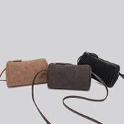 Resim Diagonal Crossbody Çantası; Cep Telefonu Çantası; Küçük Silindirik Çanta 
