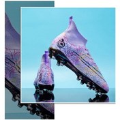 Resim Snapbuy Xinghe Shop Yüksek Top Futbol Ayakkabıları Öğrenci Antrenman Mor 