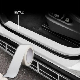 Resim Mega Oto Market [brand] Kapı Çizik ve Koruma Bandı Çizik Önleyici Bant Kapı Koruma Beyaz 10 Metre x 5 cm 