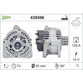 Resim VALEO 439596 ALTERNATÖR CLIO III MODUS 1.2 16V 1.5 DCI 110A 